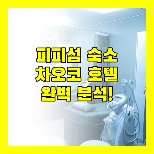 피피섬 여행, 어디에서 묵을까? 차오코 피피 호텔 & 리조트 완벽 분석!