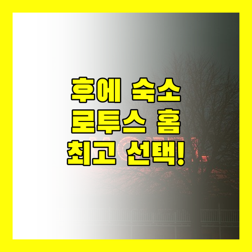 후에 여행 Hue Lotus Homestay 숙박 후기 최고의 선택이었던 이유