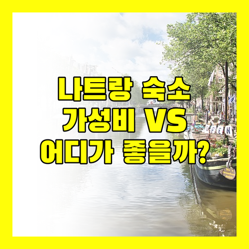 나트랑 숙소 결정판! 가성비 vs 뷰 vs 위치, 당신의 선택은?
