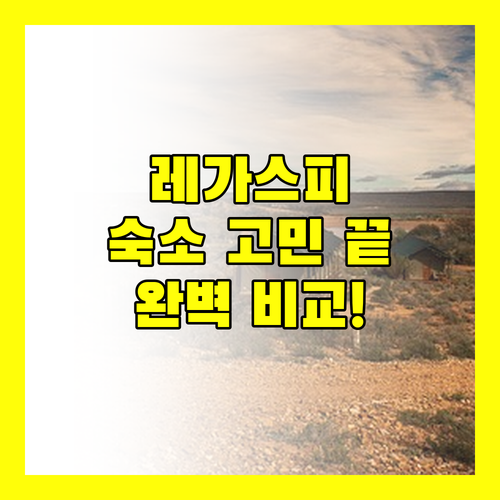 레가스피 숙소 고민 끝! 레드도어즈 vs Trip Inn 완벽 비교 분석