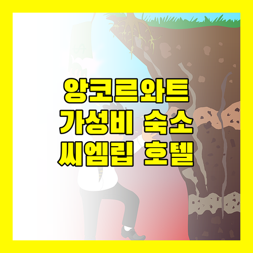 앙코르와트 여행 숙소 추천! 가성비 좋은 씨엠립 호텔 3곳 전격 분석!